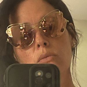 Like New Miu Miu Womens Rose gold mirrored lens